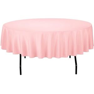 Gee Di Moda Tablecloth - 90" Inch Round Tablecloths Set of 3 PINK
